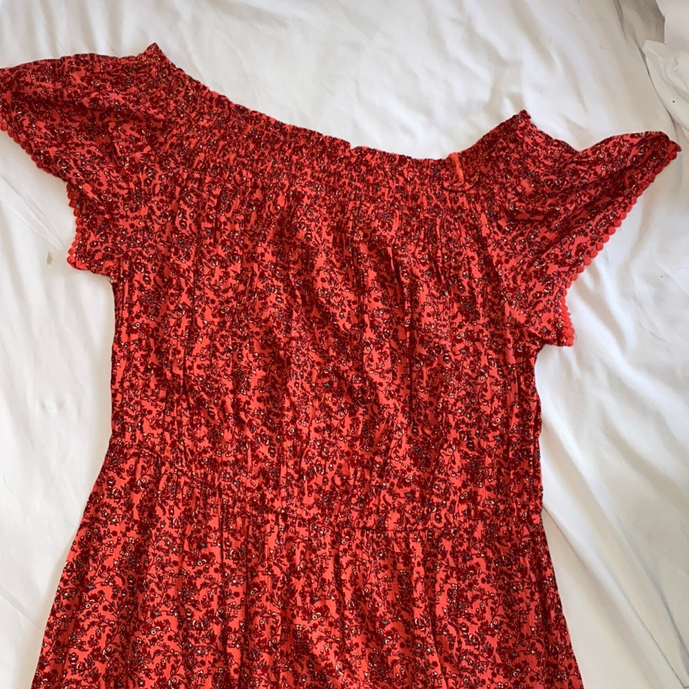 Old Navy, maxi dress, off the shoulder small flowers